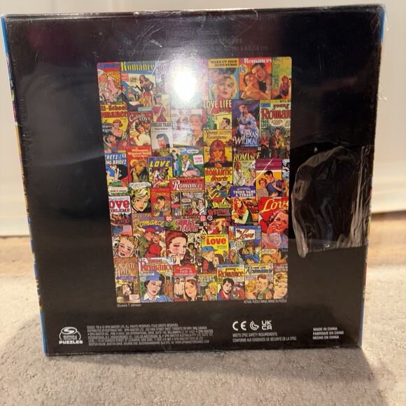 Spin Master 2-Pack of 1000 Piece Jigsaw Puzzles Retro Comics & Fruit Labels NEW - Picture 5 of 7